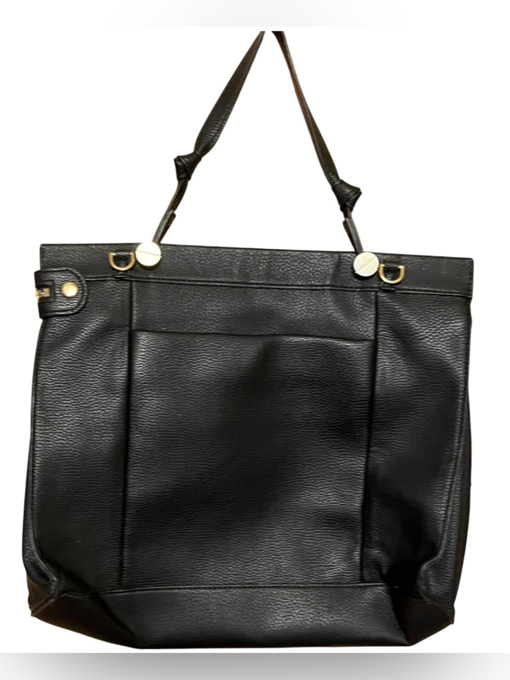 Foley & Corinna Black Leather Dione purse
